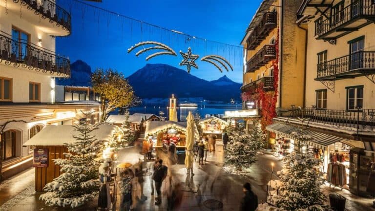 Advent u jezera Wolfgangsee