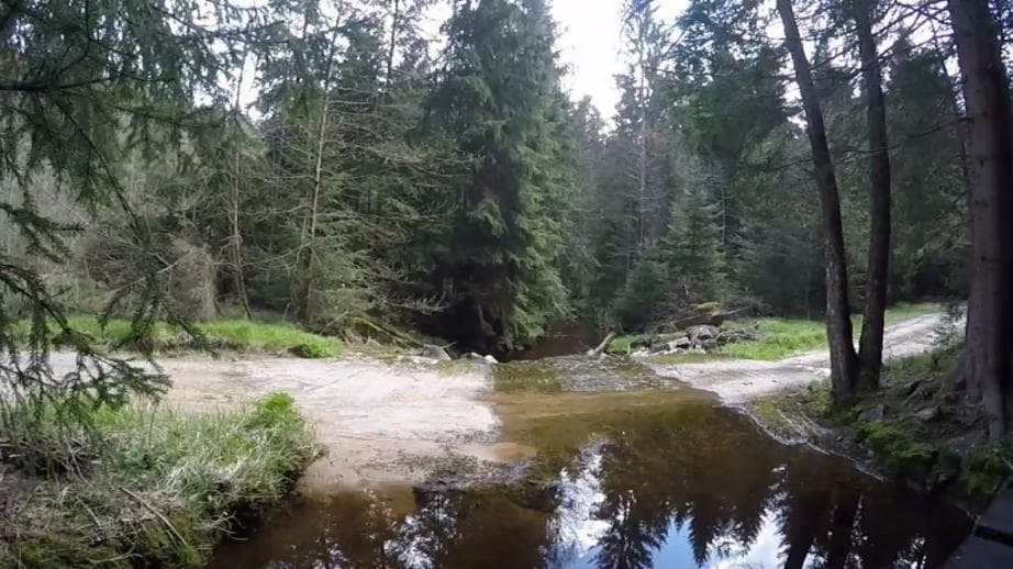 Brod na trase Šindelová - Dolní Rotava