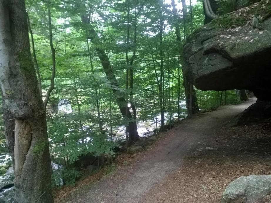 Tanvaldský okruh - modrá turistická značka