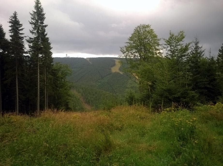 Výhled na Klínovec