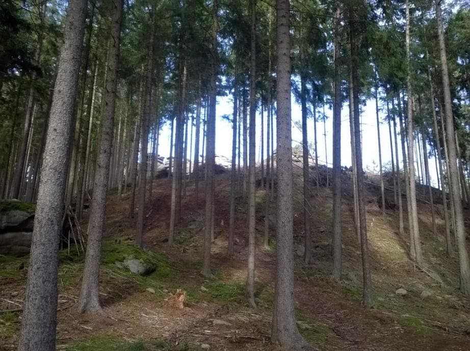 Skalní útvar Moučné pytle