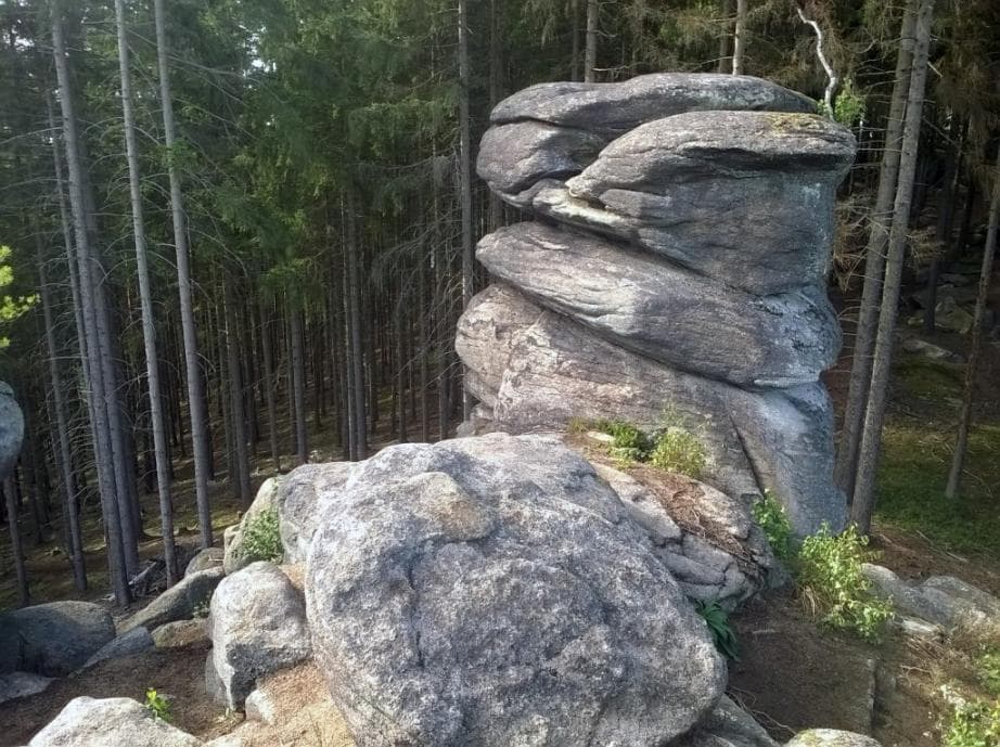 Skalní útvar Moučné pytle
