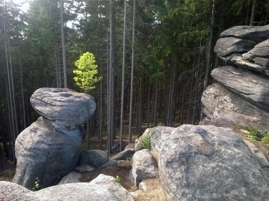 Skalní útvar Moučné pytle