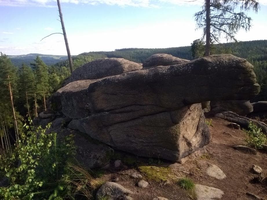 Skalní útvar Moučné pytle
