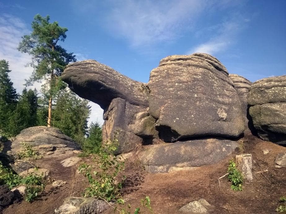 Skalní útvar Moučné pytle