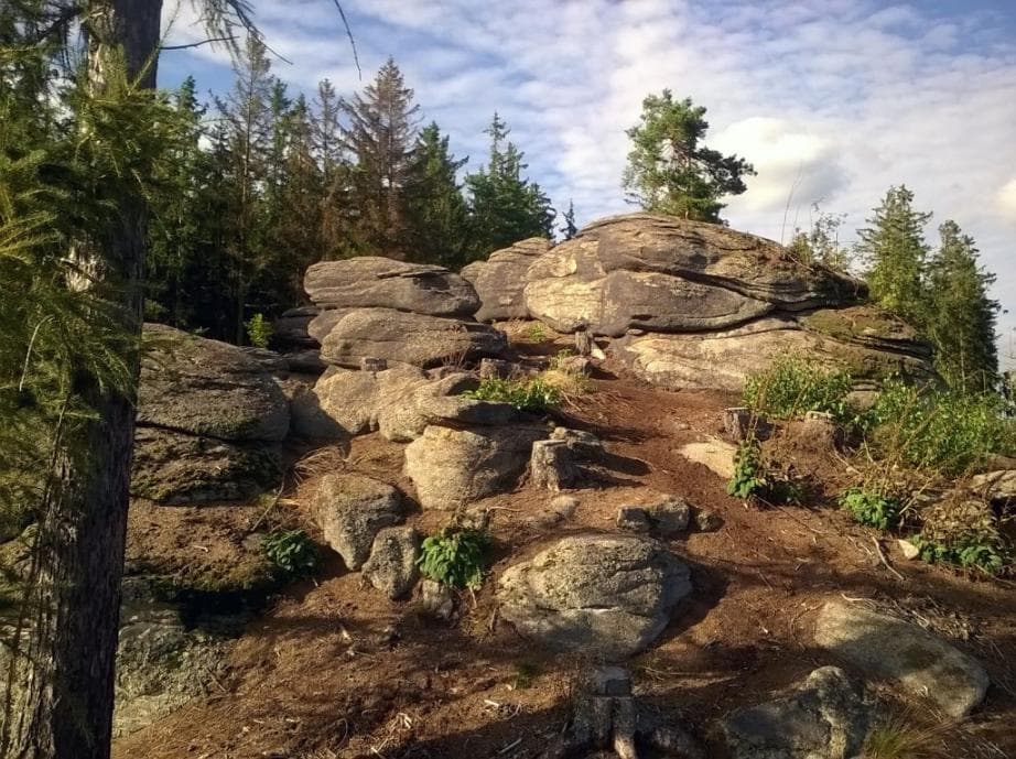 Skalní útvar Moučné pytle