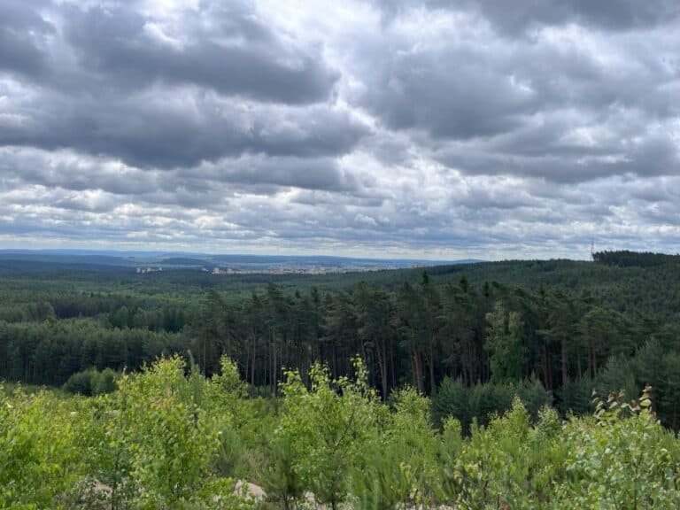 Na kole za výhledy na Plzeň – pod Krkavcem