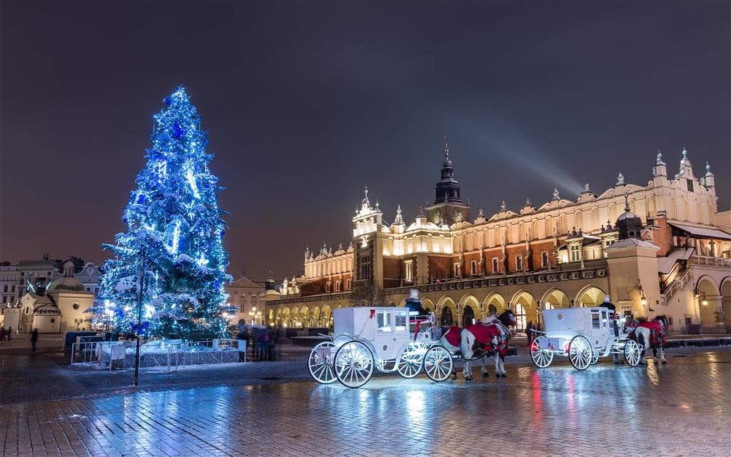 Adventní trhy v Krakově