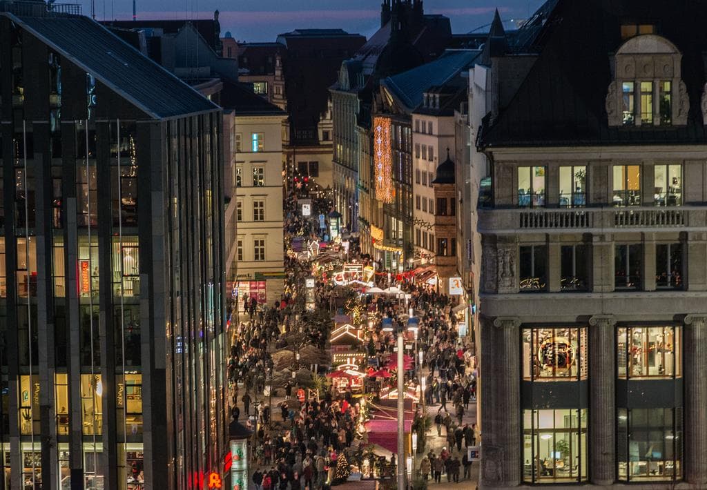 Adventní trhy v Lipsku