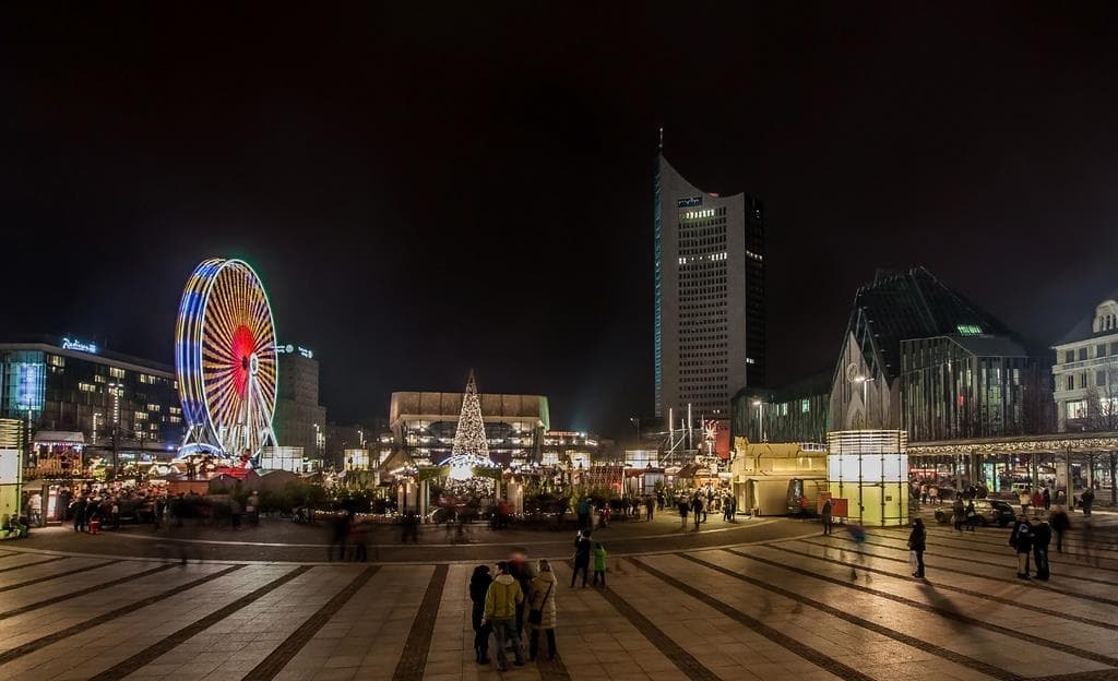 Adventní trhy v Lipsku