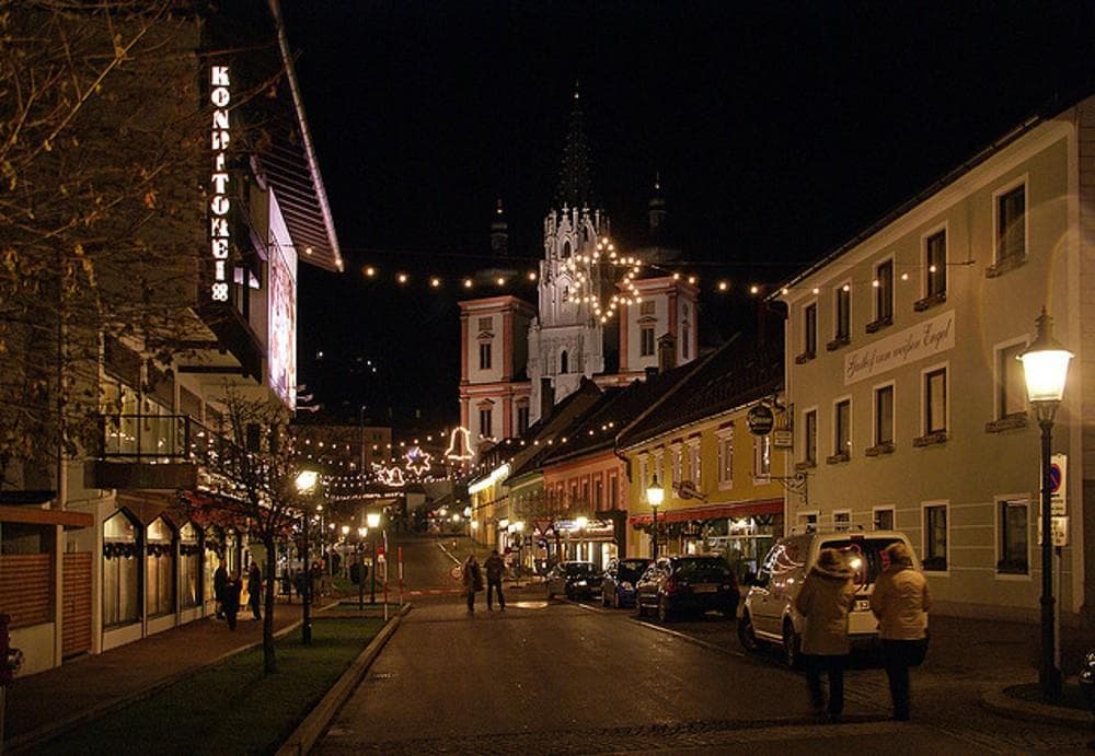 Mariazell a průvod čertů