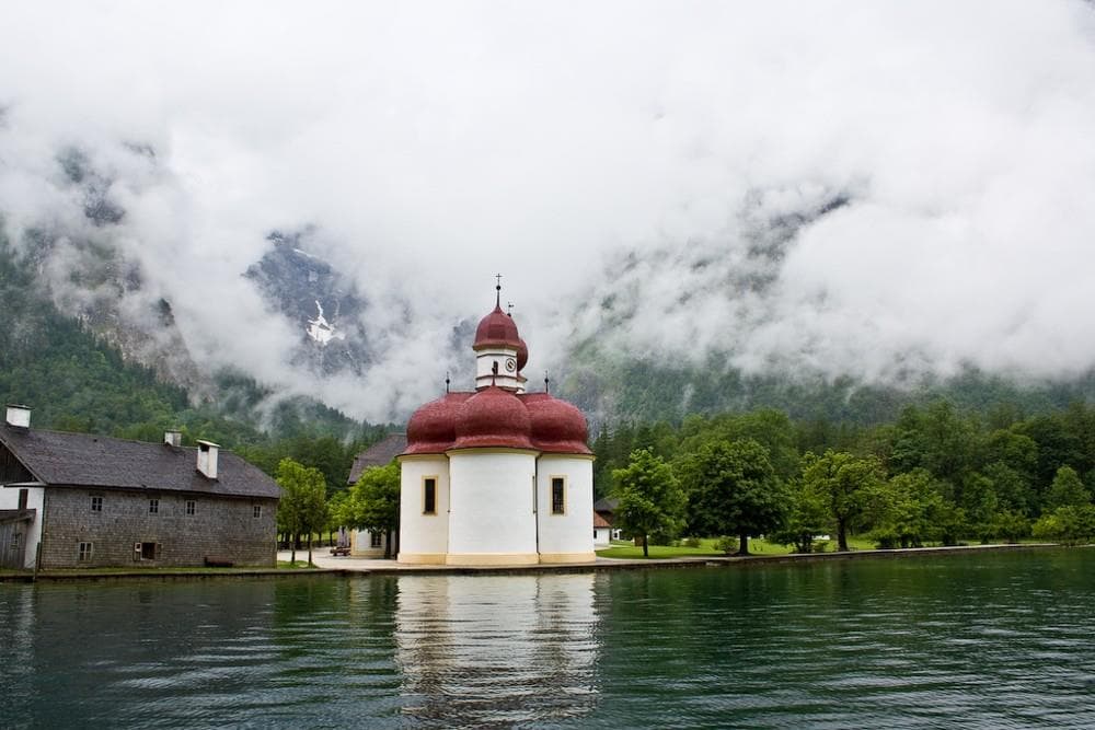 Orlí hnízdo a jezero Königssee