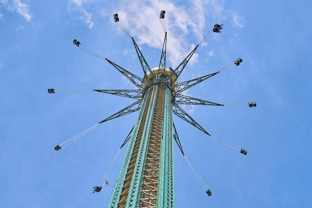 Prater ve Vídni a Dům moří