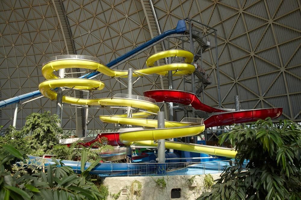Koupání v exotickém vodním ráji Tropical Islands