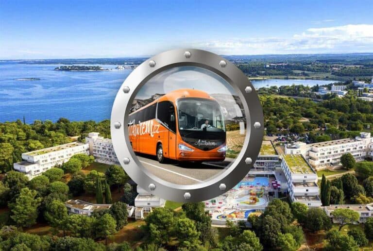 Zkrácená dovolená s dopravou a polopenzí v hotelu Delfin