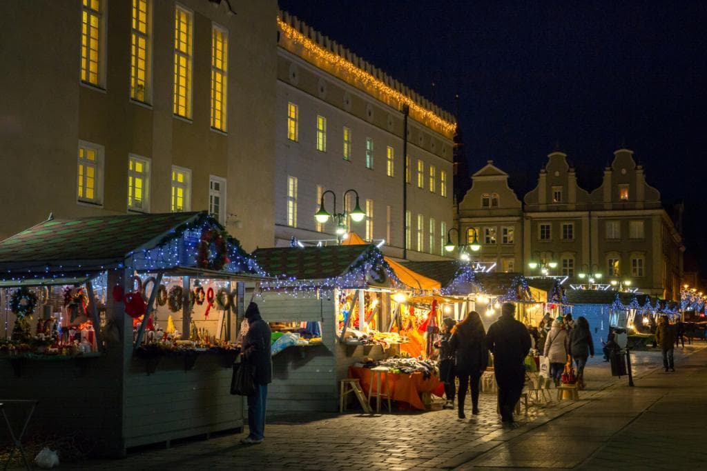 Adventní trhy v polském Opolí