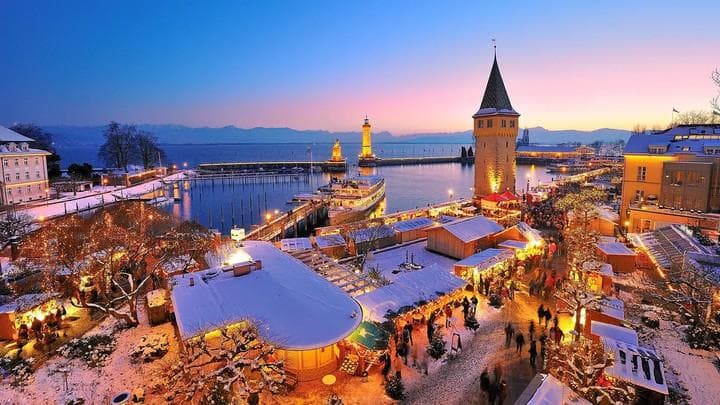 Advent u Bodamského jezera