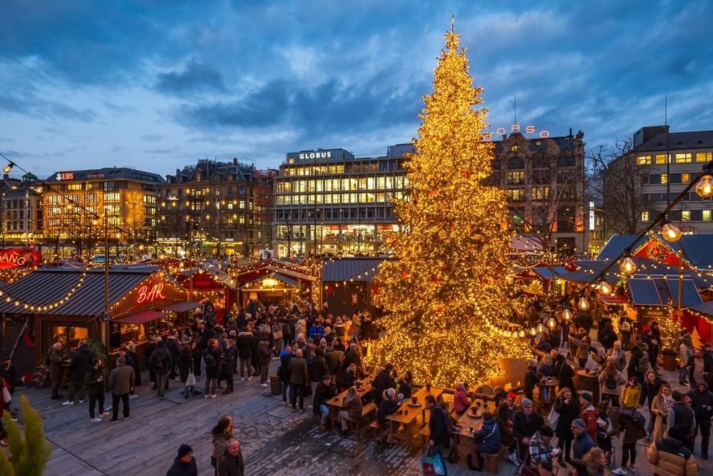 Adventní trhy v Curychu