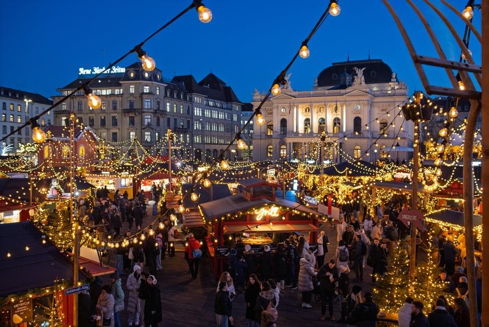 Adventní trhy v Curychu