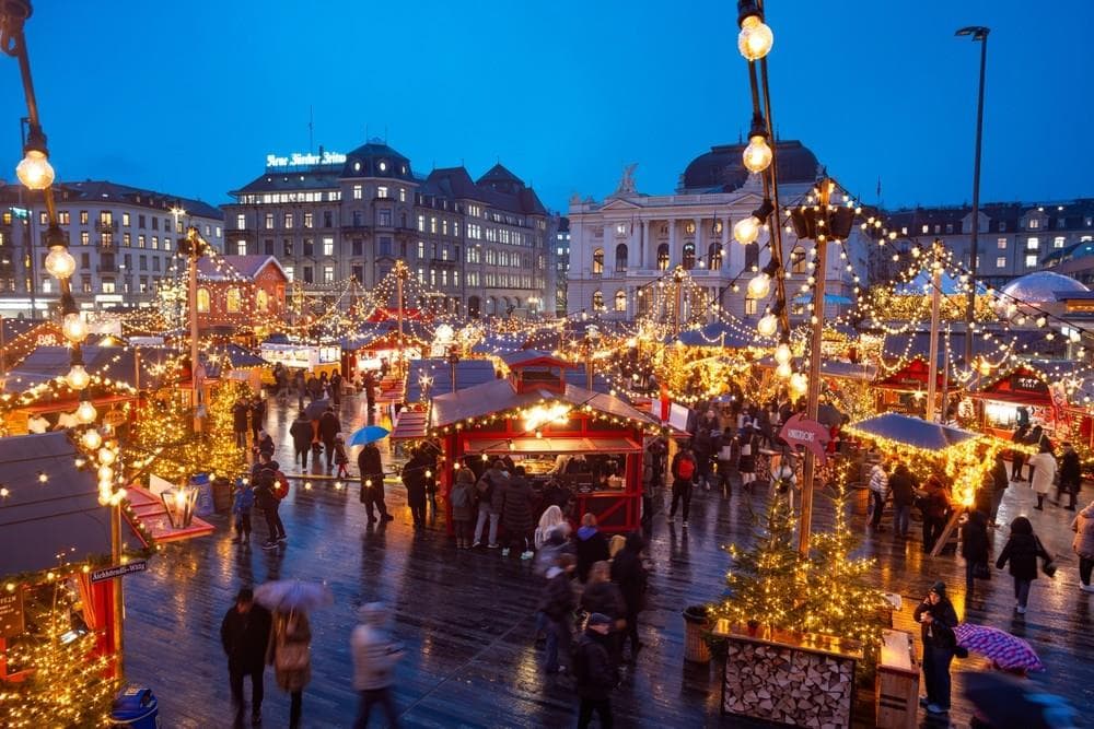 Adventní trhy v Curychu