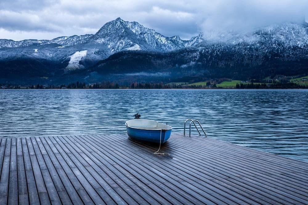 Advent u jezera Wolfgangsee
