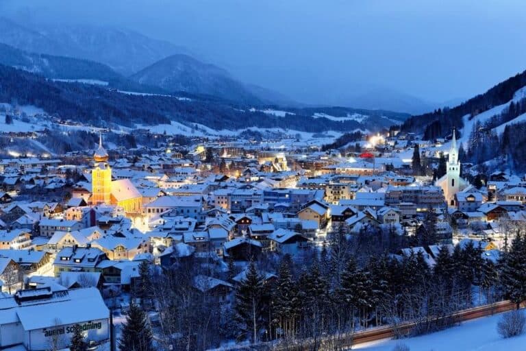 Schladming a průvod čertů