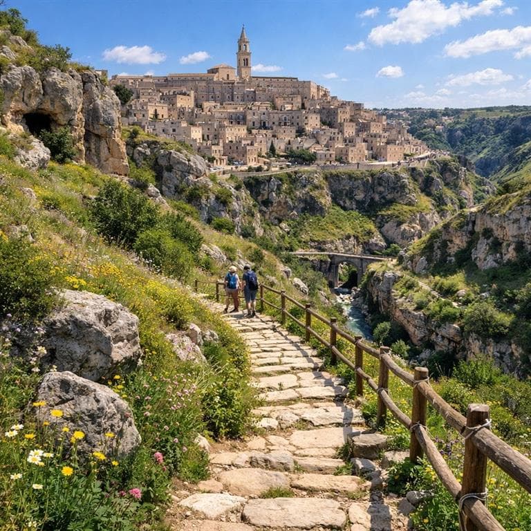 Apulie a skalní město Matera