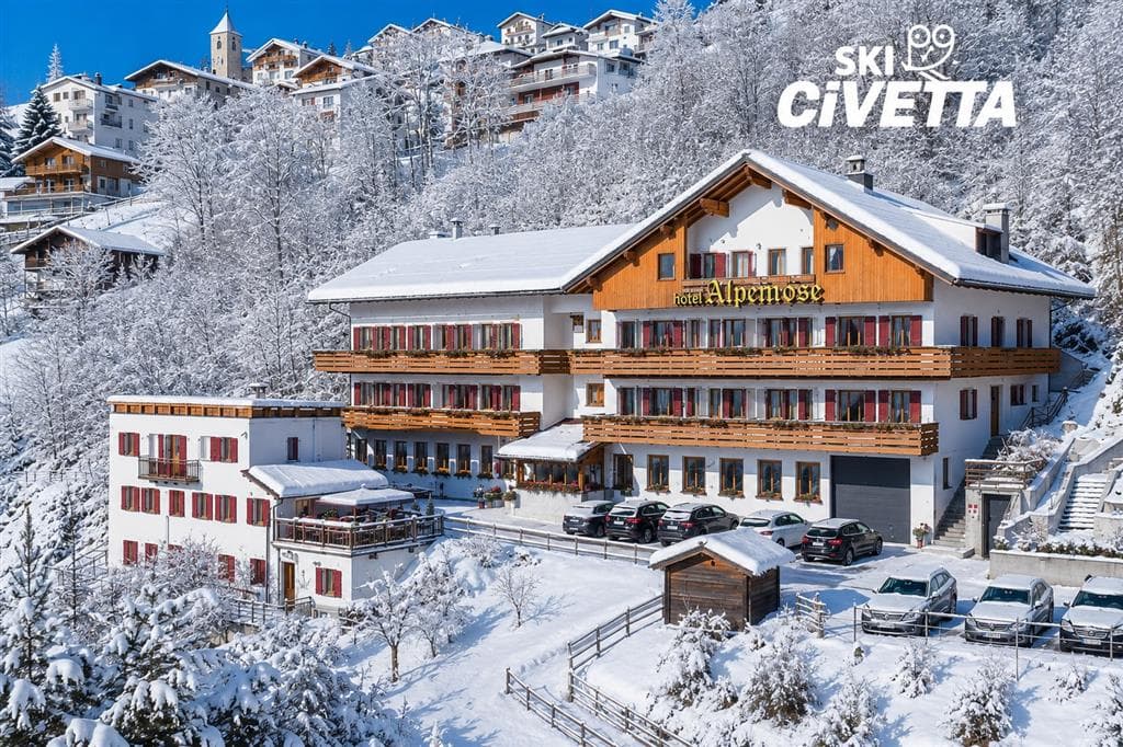 5denní zájezd s dopravou, polopenzí a skipasem v ceně – hotel Alpenrose Dolomiti