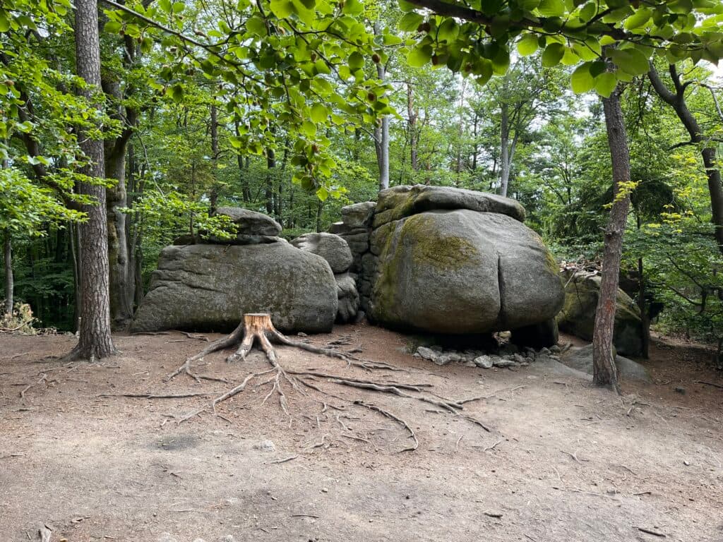 Cyklookruh Českou Kanadou ke skalnímu útvaru Ďáblova prdel (42,1 km)