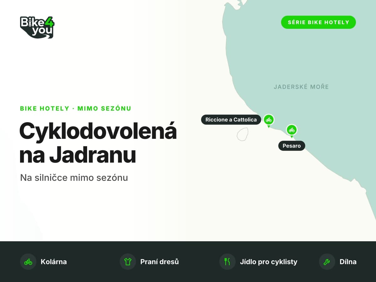 Italský Jadran na silničním kole mimo sezónu