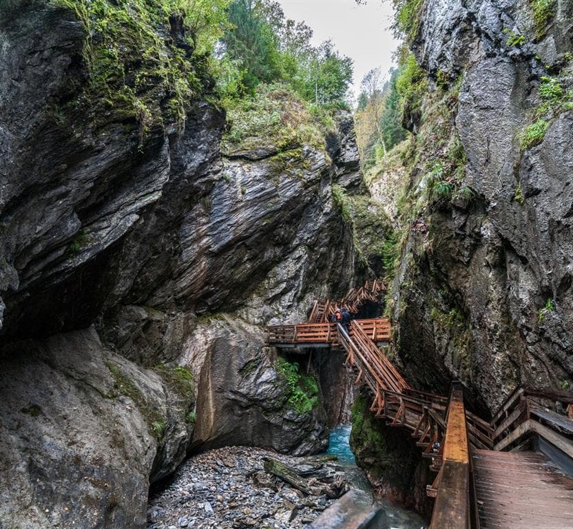 Soutěska Sigmund Thun Klamm a Maiskogel