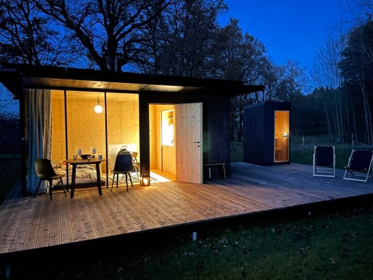 Ubytování: Tiny house s vlastní saunou