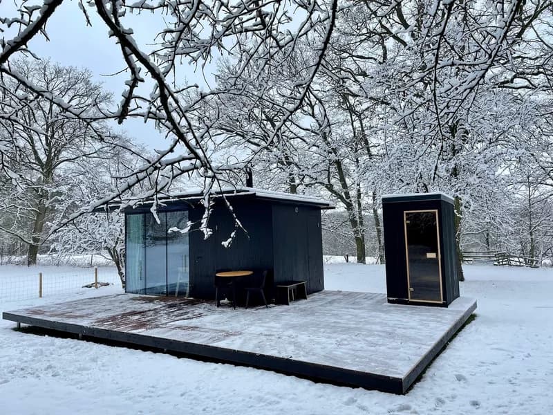 Ubytování: Tiny house s vlastní saunou