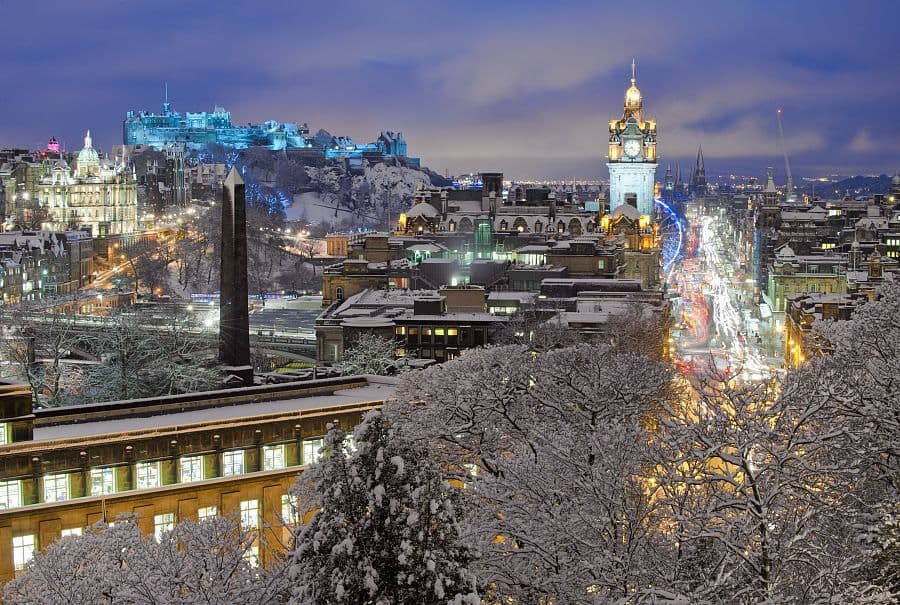 Adventní Edinburgh + PŘEDVÁNOČNÍ NÁKUPY V GLASGOW