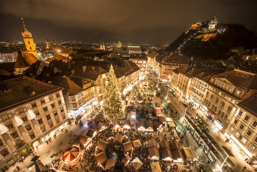 Adventní Graz + ČOKOLÁDOVNA ZOTTER + HŘEBČÍN PIBER