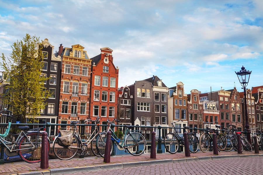 Holandské pobřeží na kole + AMSTERDAM + RODINNÁ KVĚTINOVÁ FARMA