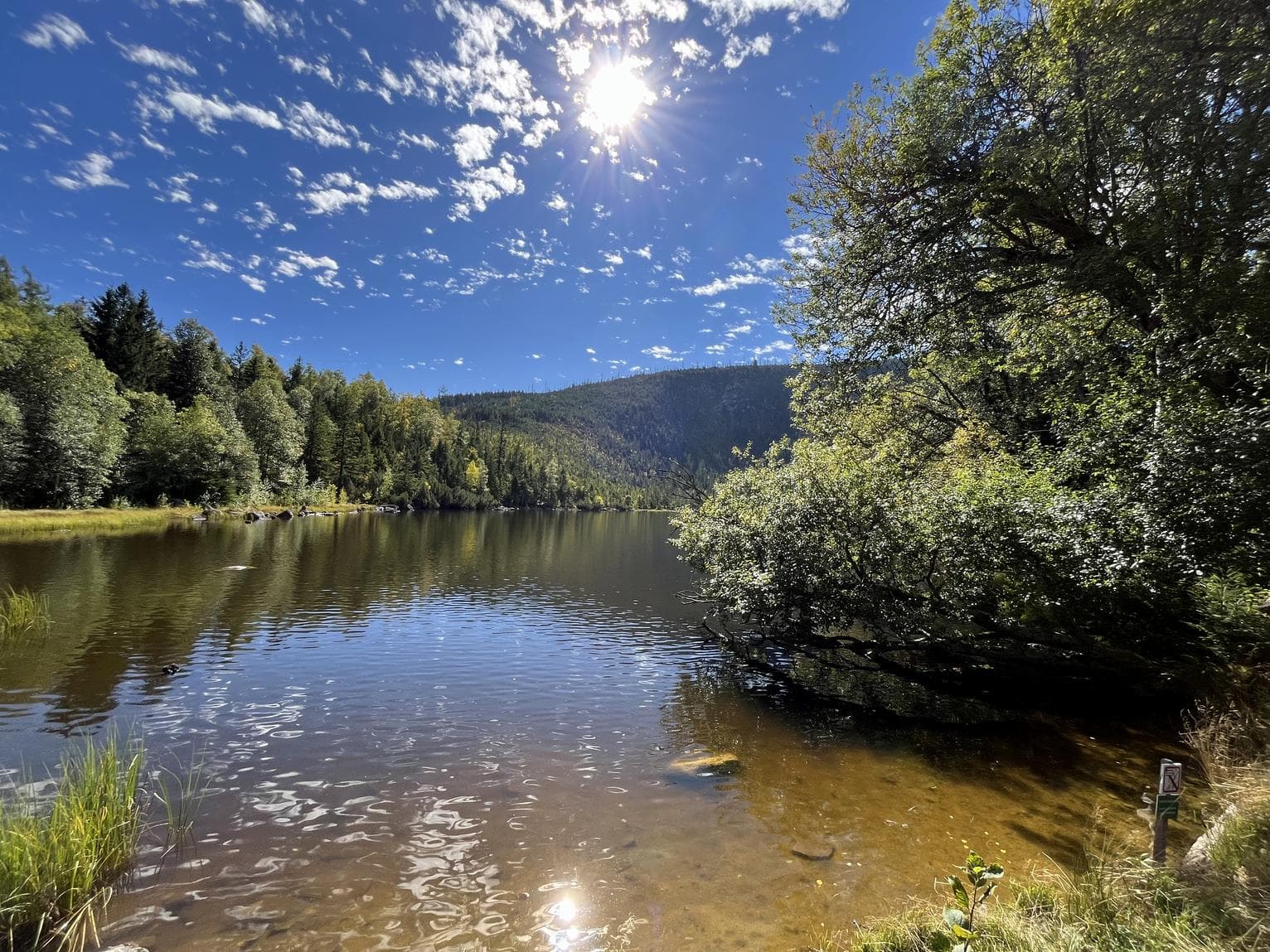 Cyklotrasa Stožec – Plešné jezero – Nová Pec – Mrtvý luh