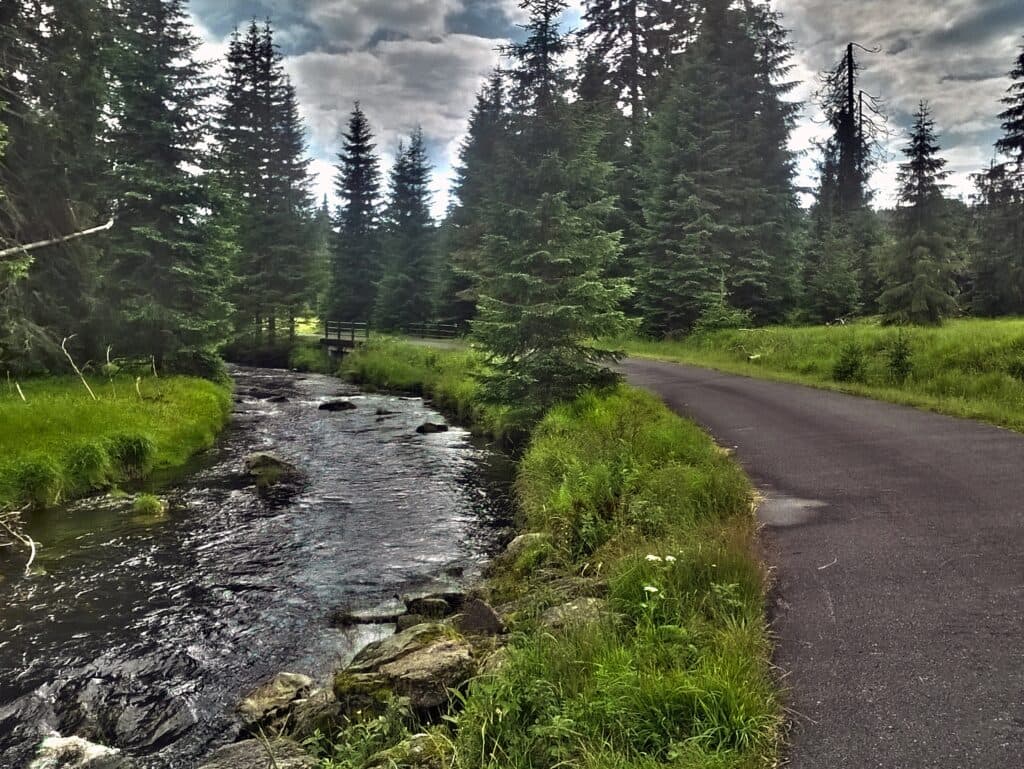 Podél Modravského potoka na Březník