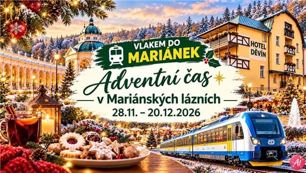 ADVENTNÍ DOVOLENÁ V MARIÁNKÁCH, SPA HOTEL DĚVÍN – Mariánské Lázně